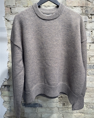 Boii - Olol o-neck Dark melange